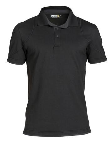 Dassy polo orbital zwart grijs xs