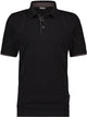 Dassy polo orbital zwart grijs l