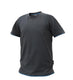 Dassy t-shirt kinetic grijs azuurblauw m