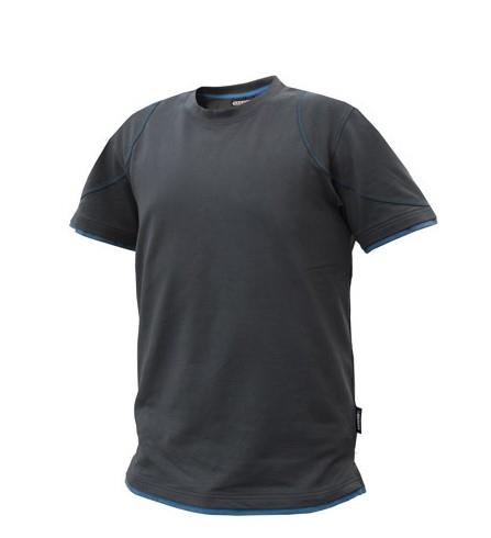 Dassy t-shirt kinetic grijs azuurblauw s