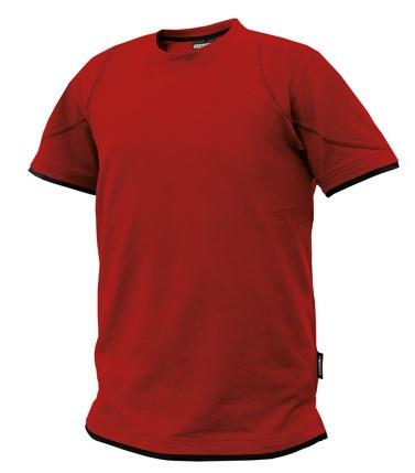 Dassy t-shirt kinetic rood zwart s