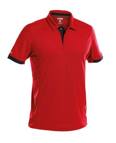 Dassy polo traxion rood zwart xs