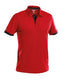 Dassy polo traxion rood zwart xs