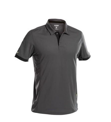 Dassy polo traxion grijs zwart l