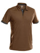 Dassy polo traxion bruin grijs xl