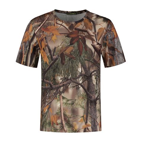 Afbeelding laden in galerijviewer, Stealth gear t-shirt korte mouw camo bosprint maat l

