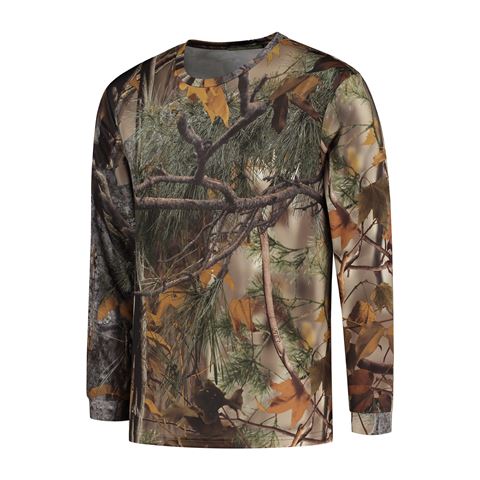 Afbeelding laden in galerijviewer, Stealth gear t-shirt lange mouw camo bosprint maat xl
