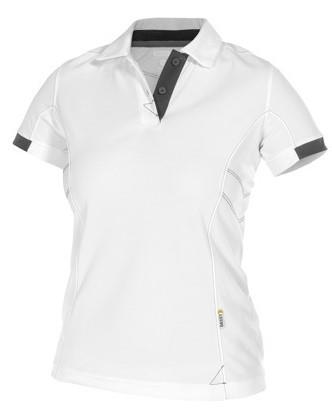 Dassy polo traxion women wit grijs xs