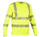 Dassy hogezichtbaarheid t-shirt carterville geel s