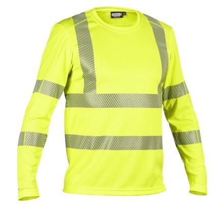 Dassy hogezichtbaarheid t-shirt carterville geel m