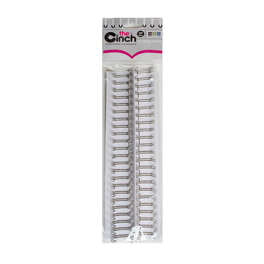 We r makers • cinch binding wires 1,9cm silver