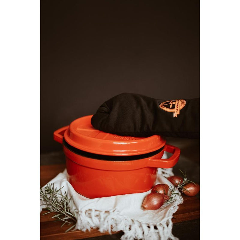 Afbeelding laden in galerijviewer, Solinger the windmill premium gietijzeren braadpan 2.5l oranje emaille
