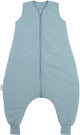 Meyco baby uni baby winter slaapoverall jumper - pre-washed hydrofiel - jeans blue - 104cm - 2.0 tog