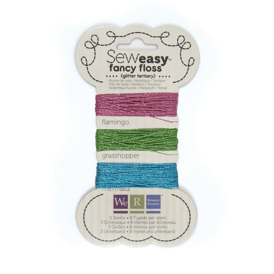 We r makers • sew easy fancy floss glitter tertiary