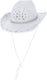 Smiffys kostuum hoed rhinestone cowboy hat wit