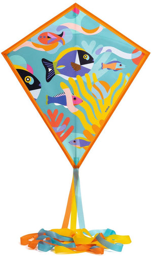 Djeco vliegers kinderspeelgoed ocean - kleurrijke vliegerpret.