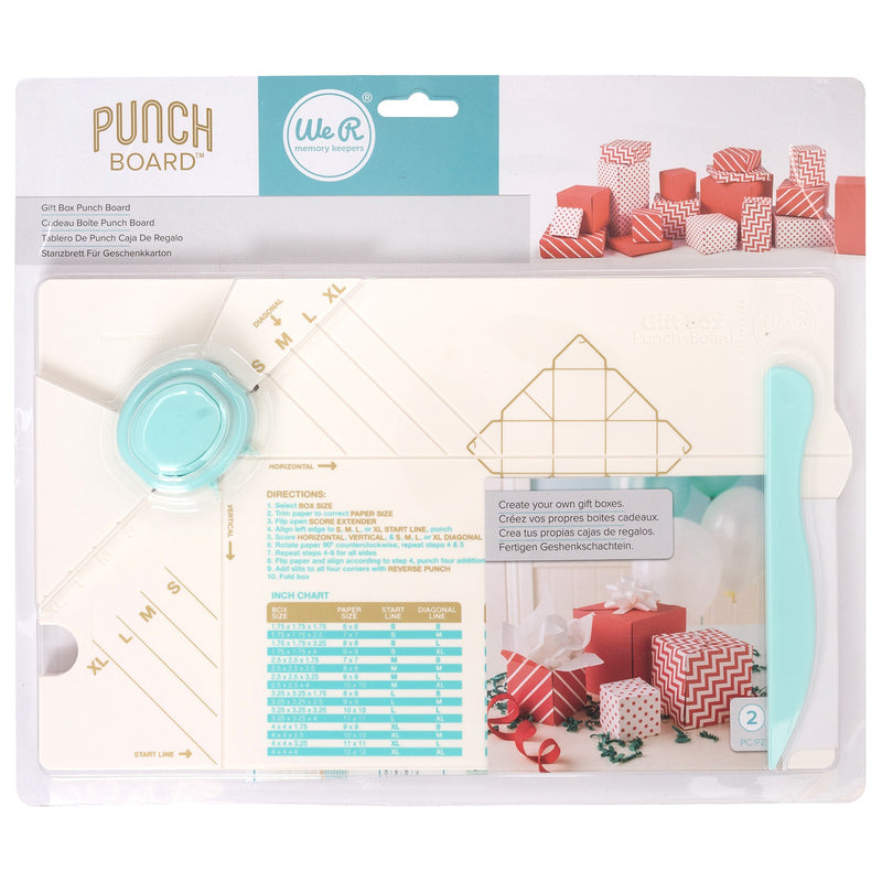Afbeelding laden in galerijviewer, We r makers • gift box punch board
