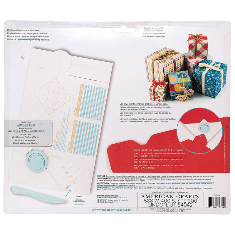 Afbeelding laden in galerijviewer, We r makers • gift box punch board
