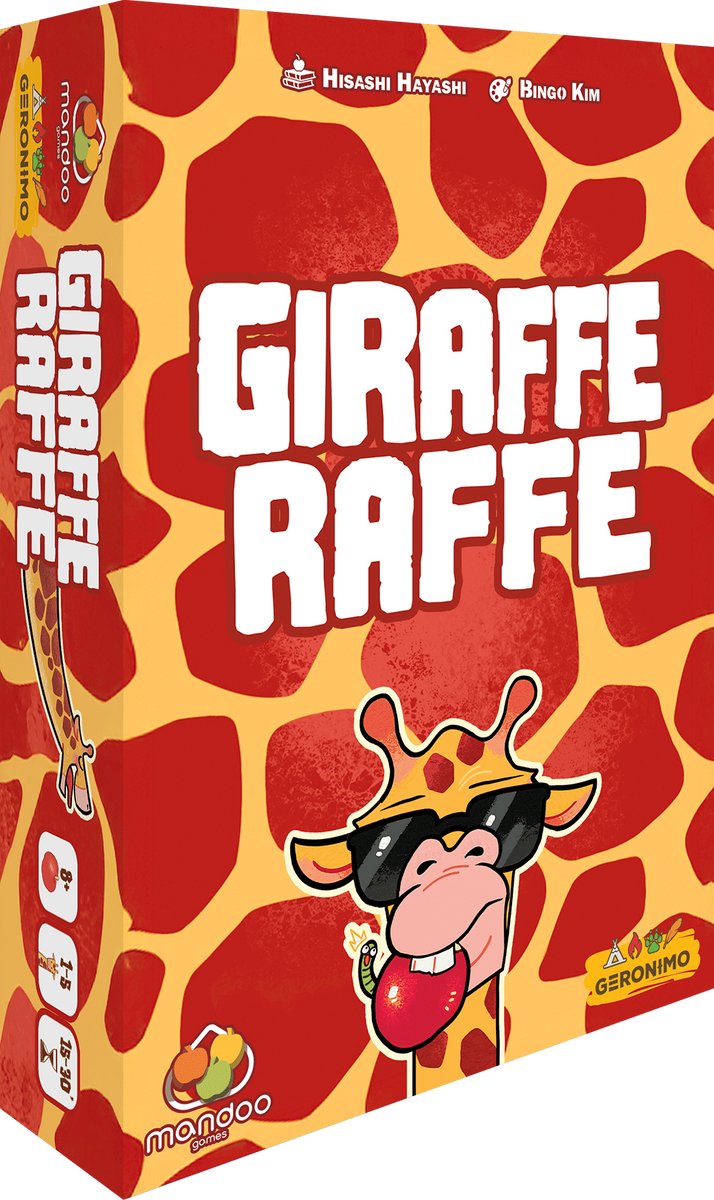 Afbeelding laden in galerijviewer, Geronimo games kaartspel giraffe raffe
