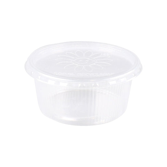 Imp plastic bak + deksel helder (250x 250cc)