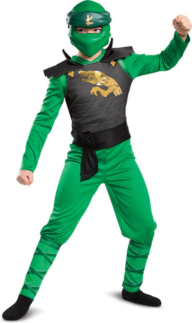 Disguise lego - ninjago, lloyd legacy jumpsuit classic, maat s (4-6 jaar), jongens