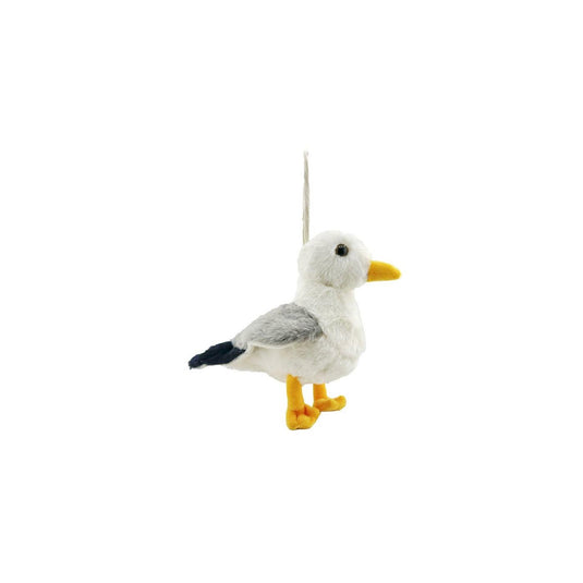 Pluche meeuw met geluid 24cm