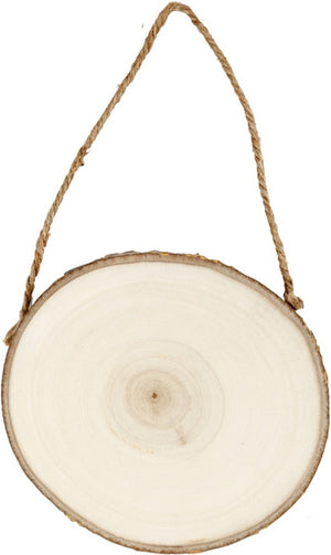 Creativ company deurschild hout, 12-14 cm