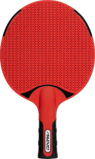 Avento tafeltennisbat - outdoor - zwart rood