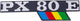 Rms badge stickers px80e