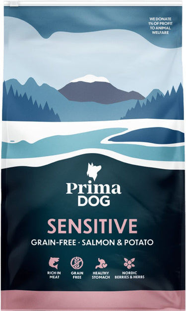 Primadog hondenvoer zalm aardappel adult - graanvrij - 3 kilo