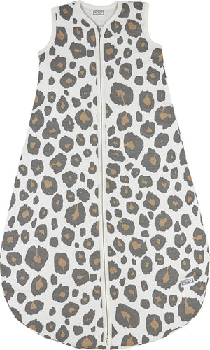 Meyco baby panter baby slaapzak rond gevoerd - neutral - 86cm - 2.5 tog