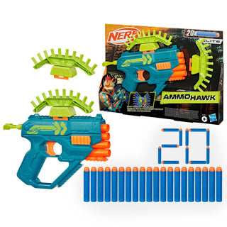 Afbeelding laden in galerijviewer, Nerf elite rebel ops ammohawk blaster
