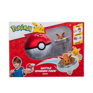 Afbeelding laden in galerijviewer, Jazwares pokémon - battle spinner game - eevee poké ball
