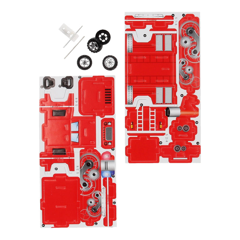 Afbeelding laden in galerijviewer, 3d puzzel brandweerauto 22st.

