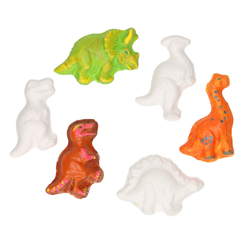 Afbeelding laden in galerijviewer, Gips gieten glow in the dark magneten - dino's
