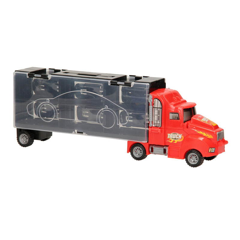 Afbeelding laden in galerijviewer, Opberg Autotransporter Rood
