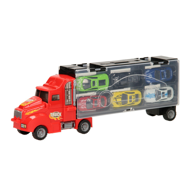 Afbeelding laden in galerijviewer, Opberg autotransporter - rood
