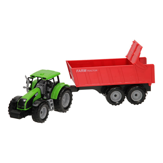 Tractor met Aanhanger 1:32
