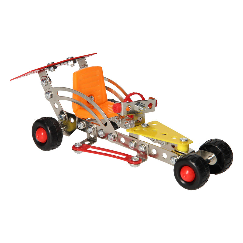 Afbeelding laden in galerijviewer, Constructie Metaal Raceauto, 109dlg.
