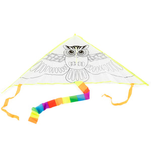 Kleur je eigen vlieger - uil