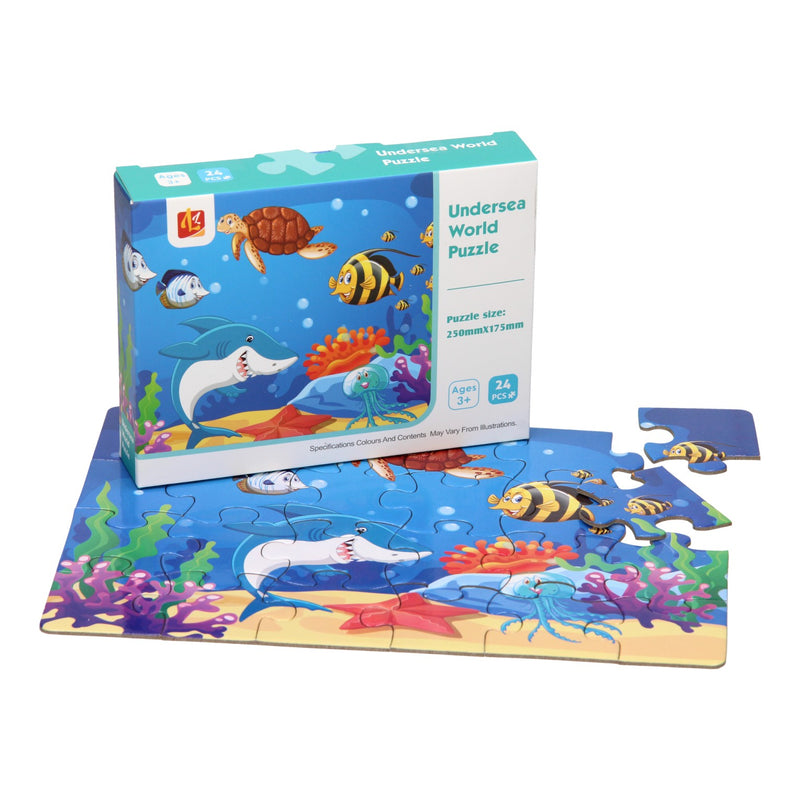 Afbeelding laden in galerijviewer, Lobbes puzzel onderwaterwereld, 24st.
