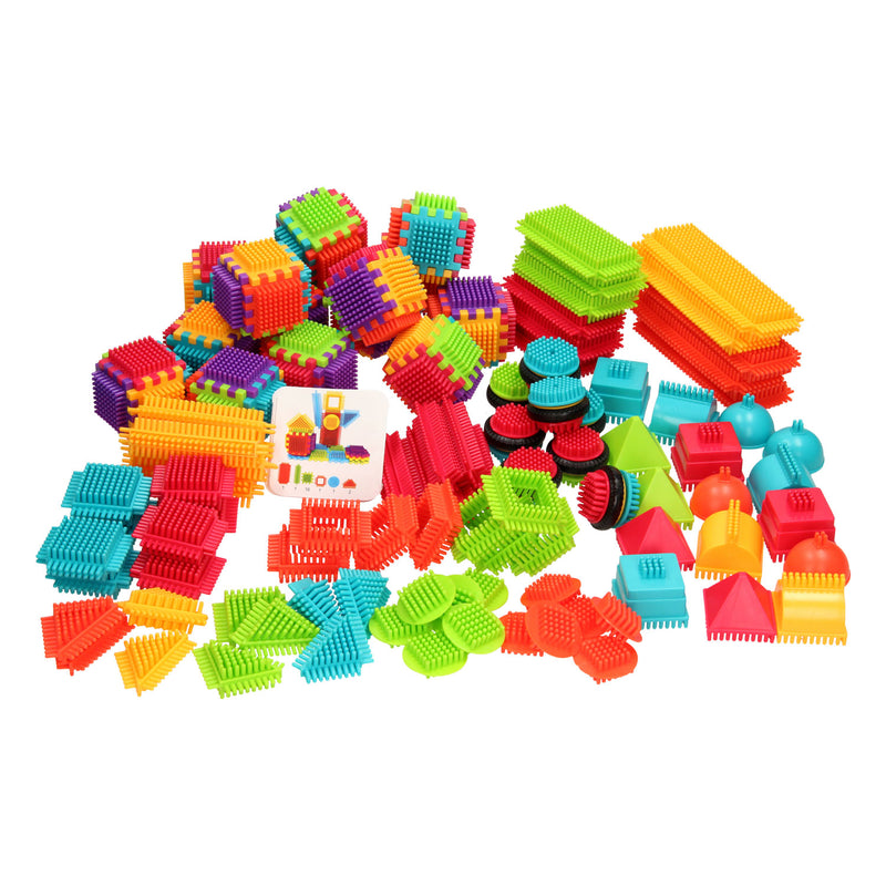 Afbeelding laden in galerijviewer, Bloko bristle blokken in opbergbox, 200dlg.
