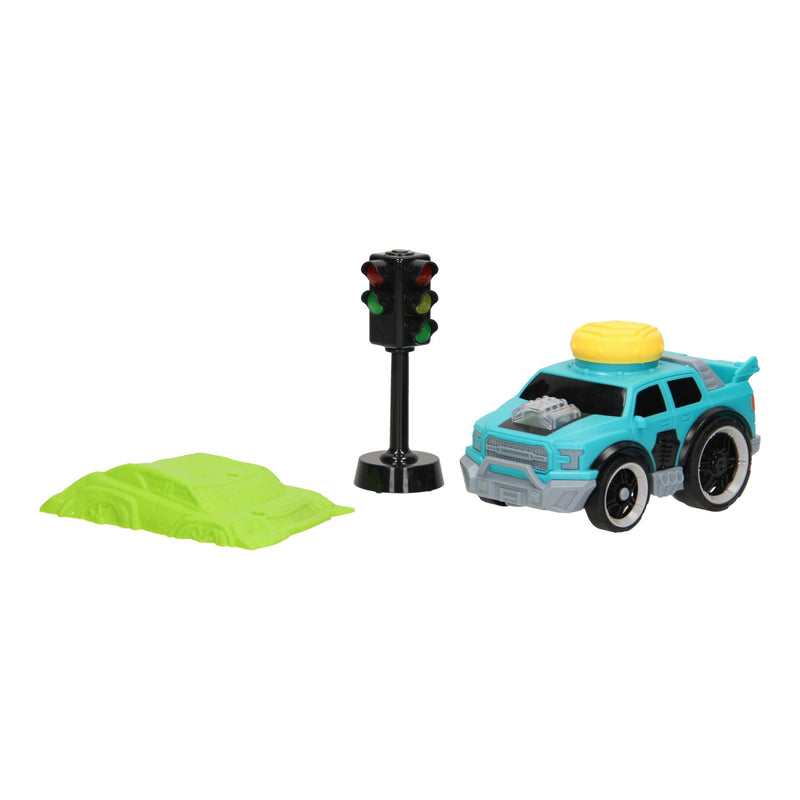 Afbeelding laden in galerijviewer, Lobbes speelgoed bv crash stunt auto set
