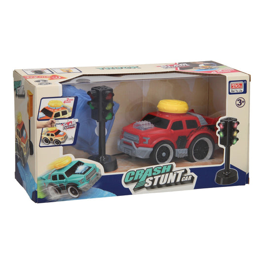 Crash stunt auto set - rood