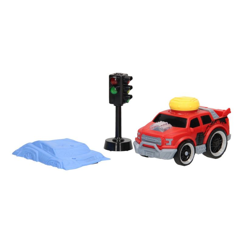 Afbeelding laden in galerijviewer, Crash stunt auto set - rood
