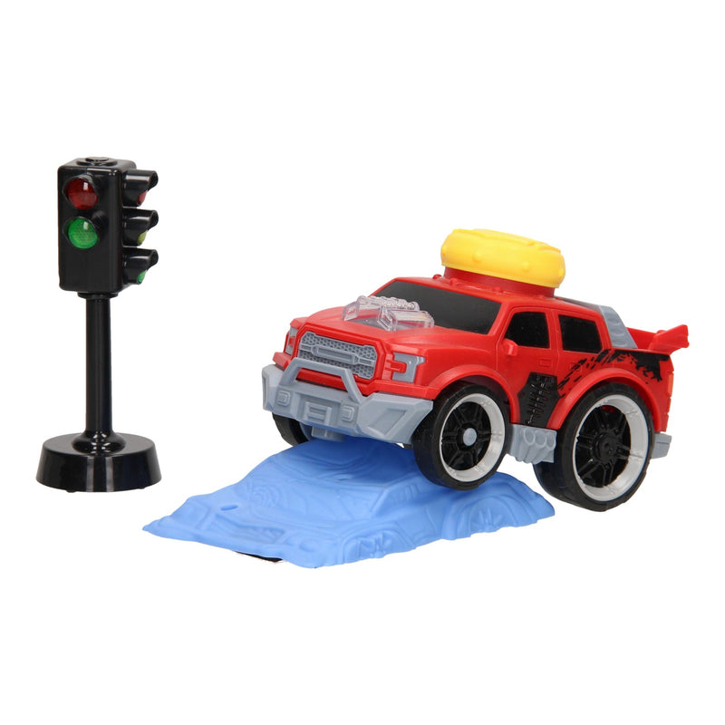 Afbeelding laden in galerijviewer, Crash stunt auto set - rood
