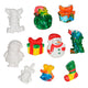 Gips gieten magneten - kerst