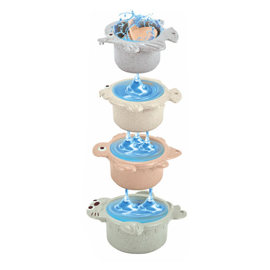 Badspeelset met waterval pastel
