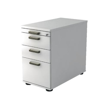 Bach mobiel ladenblok hammerer vsc40 melamine 428x800x760mm 3 laden wit