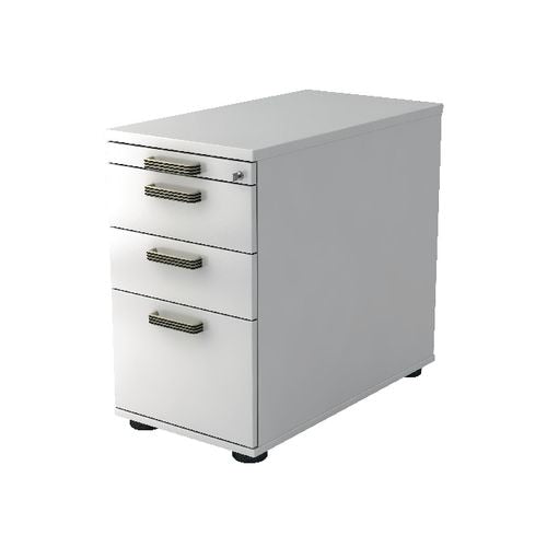 Bach mobiel ladenblok hammerer vsc40 melamine 428x800x760mm 3 laden wit